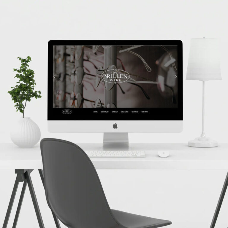 Das Brillenwerk website – homepage