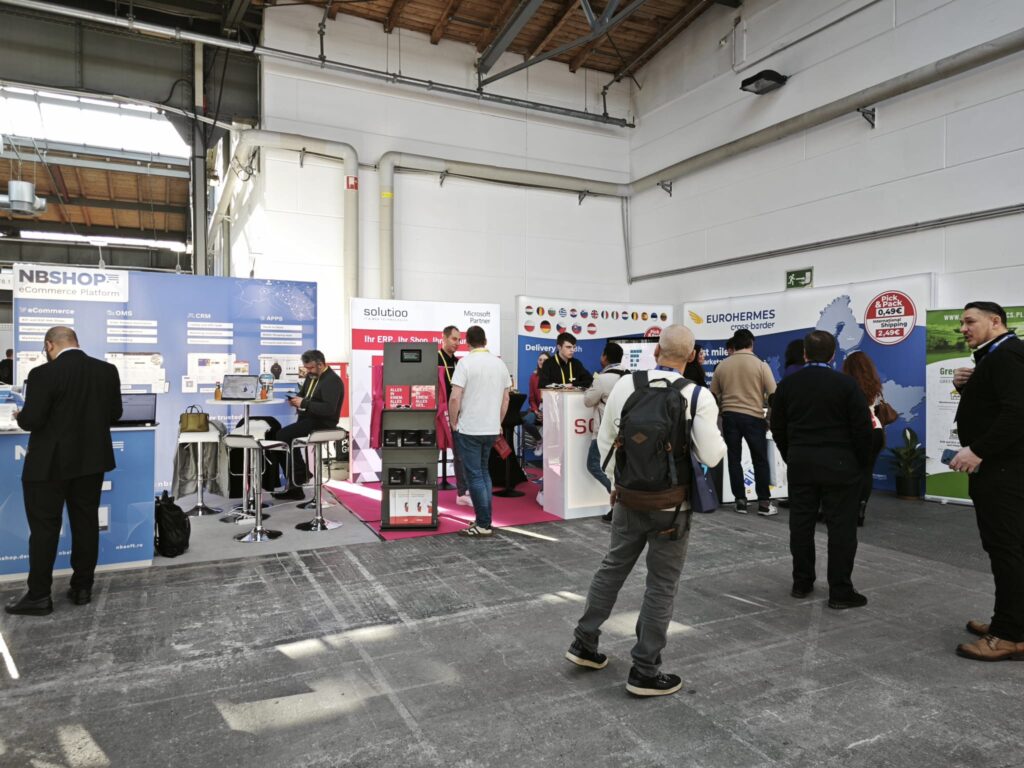 solutioo-Messestand auf einer Messe