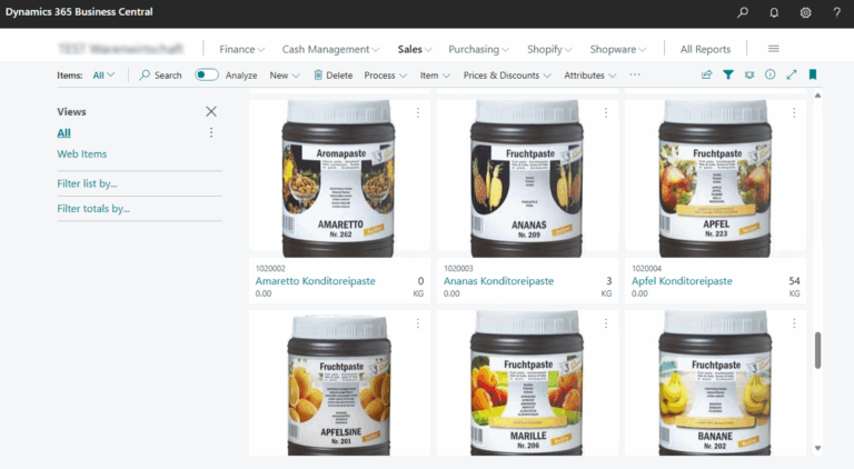 Gelato-Express B2B shop and Business Central