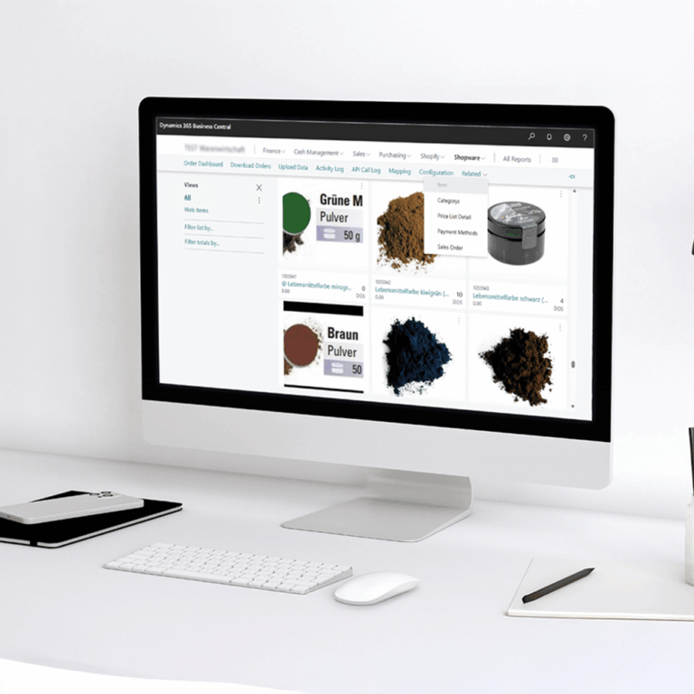Confis-Express B2B shop and Business Central