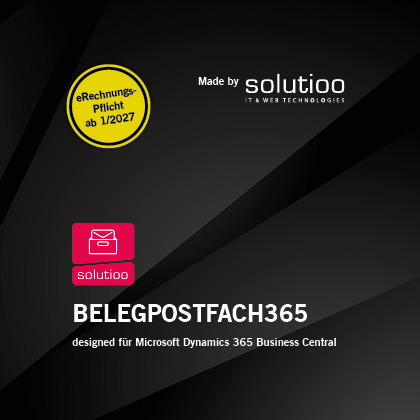 solutioo Belegpostfach365 für Microsoft Dynamics 365 Business Central
